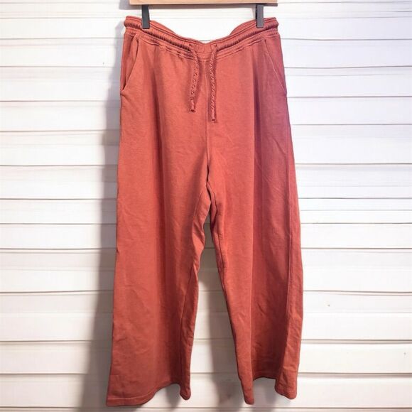 Free People FP Movement NWT Summer Tide Wide-Leg Pants Size S Spiced Copper - Picture 4 of 11